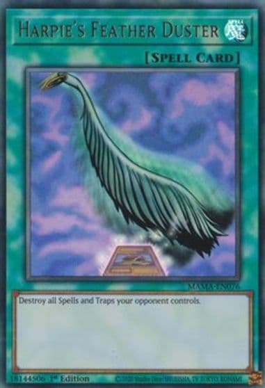 Harpies Feather Duster Magnificent Mavens Yu-Gi-Oh! card