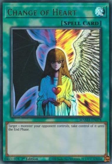 Change of Heart Magnificent Mavens Yu-Gi-Oh! card