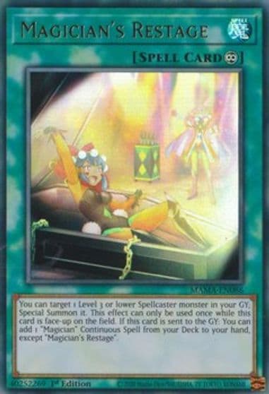 Magicians Restage Magnificent Mavens Yu-Gi-Oh! card