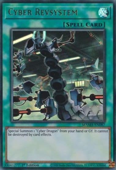 Cyber Revsystem Magnificent Mavens Yu-Gi-Oh! card