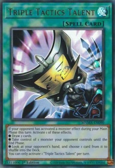 Triple Tactics Talent Magnificent Mavens Yu-Gi-Oh! card