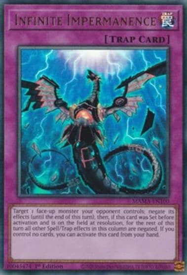 Infinite Impermanence Magnificent Mavens Yu-Gi-Oh! card