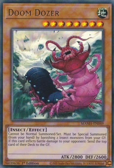 Doom Dozer Magnificent Mavens Yu-Gi-Oh! card
