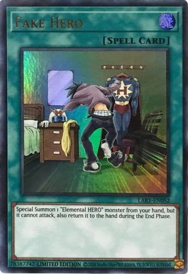 Fake Hero The Lost Art Promotion Yu-Gi-Oh! card
