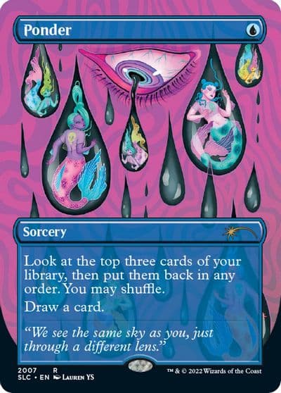 Ponder Secret Lair Countdown Kit Magic card