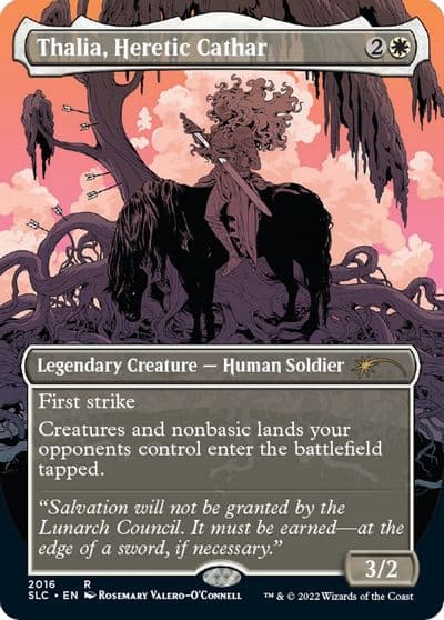 Thalia Heretic Cathar Secret Lair Countdown Kit Magic card