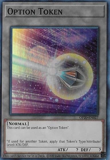 Option Token OTS Tournament Pack 20 Yu-Gi-Oh! card