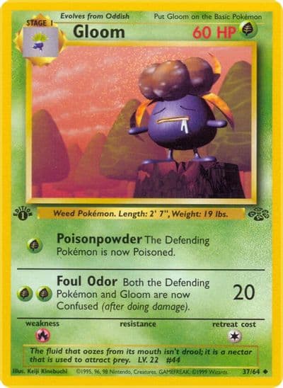 Gloom Jungle Pokemon card