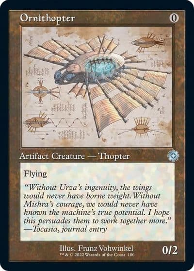 Ornithopter Schematic The Brothers' War: Retro Frame Artifacts Magic card