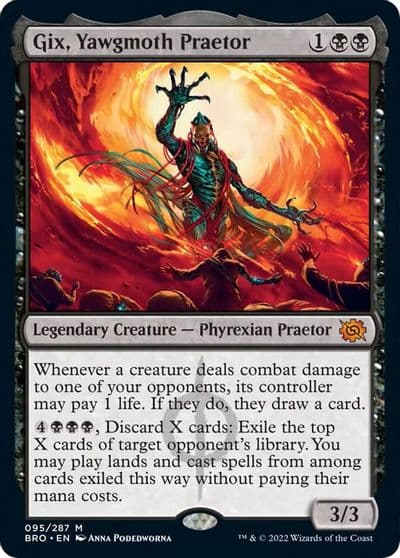 Gix Yawgmoth Praetor The Brothers' War Magic card