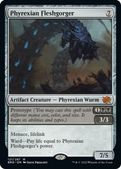 Phyrexian Fleshgorger The Brothers' War Magic card