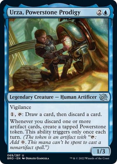Urza Powerstone Prodigy The Brothers' War Magic card