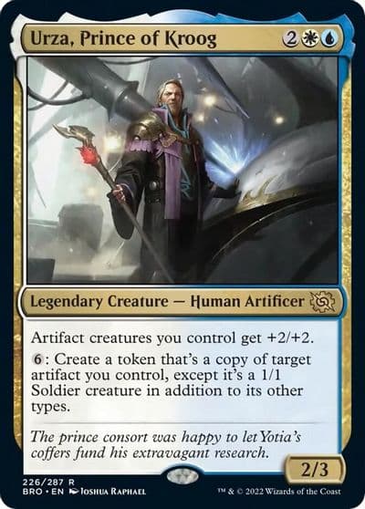 Urza Prince of Kroog The Brothers' War Magic card
