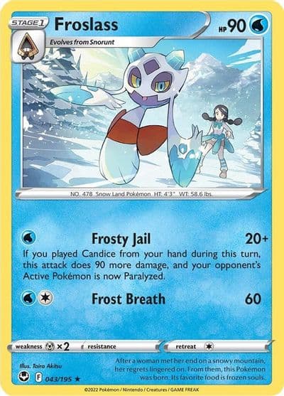 Froslass SWSH12: Silver Tempest Pokemon card