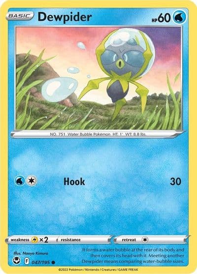 Dewpider SWSH12: Silver Tempest Pokemon card