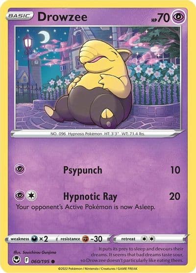 Drowzee SWSH12: Silver Tempest Pokemon card
