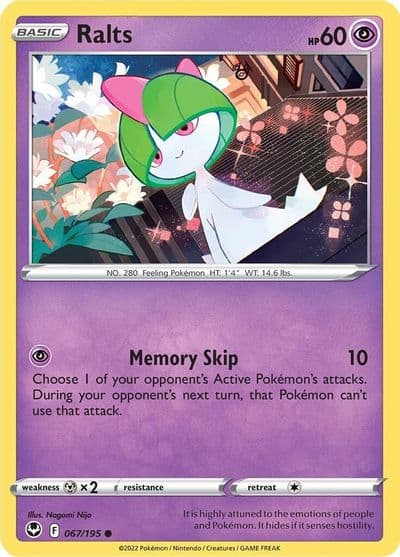 Ralts SWSH12: Silver Tempest Pokemon card