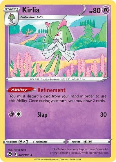 Kirlia SWSH12: Silver Tempest Pokemon card