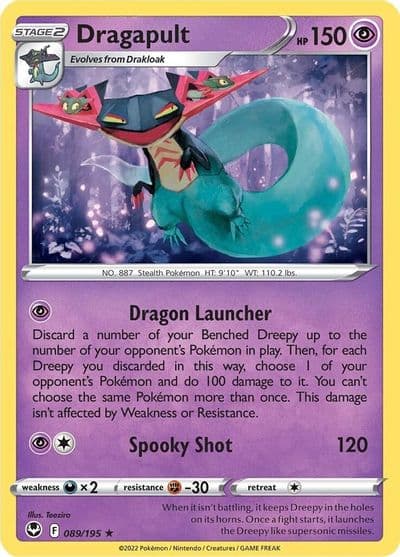 Dragapult SWSH12: Silver Tempest Pokemon card