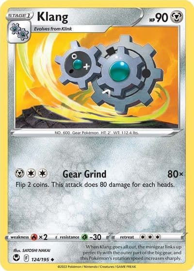 Klang SWSH12: Silver Tempest Pokemon card