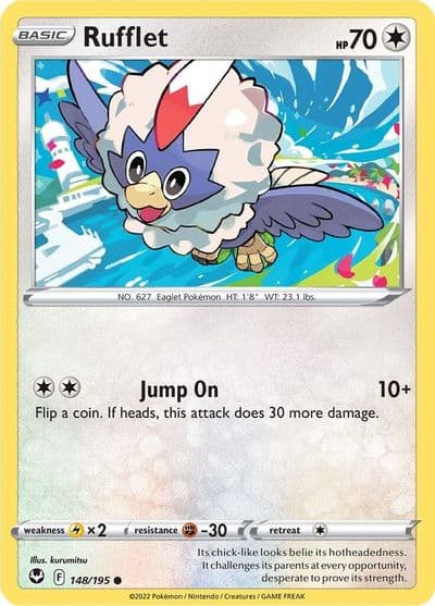Rufflet SWSH12: Silver Tempest Pokemon card