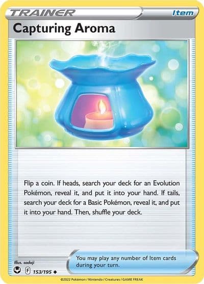 Capturing Aroma SWSH12: Silver Tempest Pokemon card