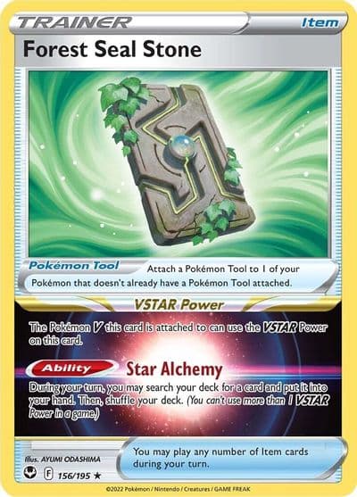 Forest Seal Stone SWSH12: Silver Tempest Pokemon card