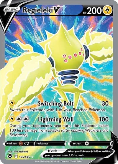 Regieleki V (Full Art) SWSH12: Silver Tempest Pokemon card