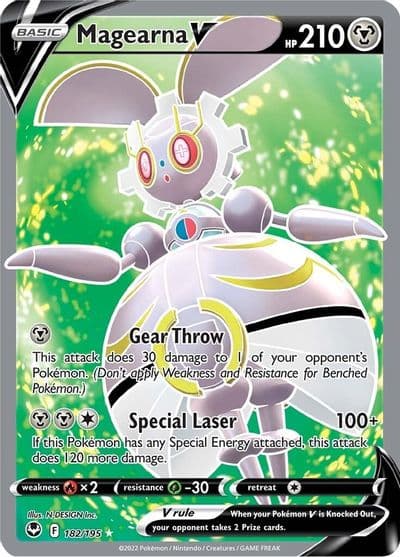 Magearna V (Full Art) SWSH12: Silver Tempest Pokemon card