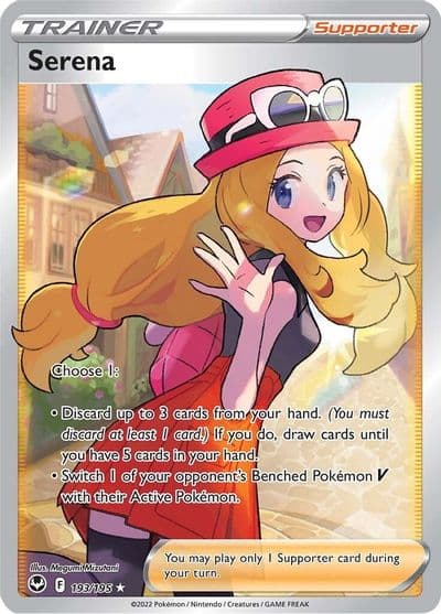 Serena (Full Art) SWSH12: Silver Tempest Pokemon card