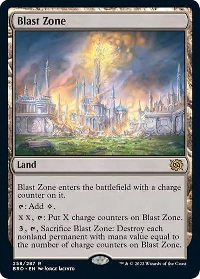 Blast Zone The Brothers' War Magic card