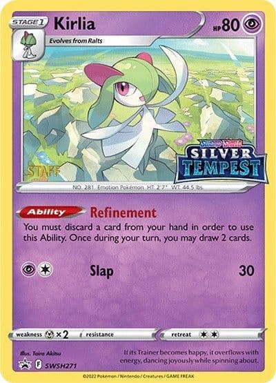 Kirlia - SWSH271 (Prerelease) [STAFF] SWSH: Sword & Shield Promo Cards Pokemon card