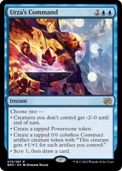 Urzas Command The Brothers' War Magic card