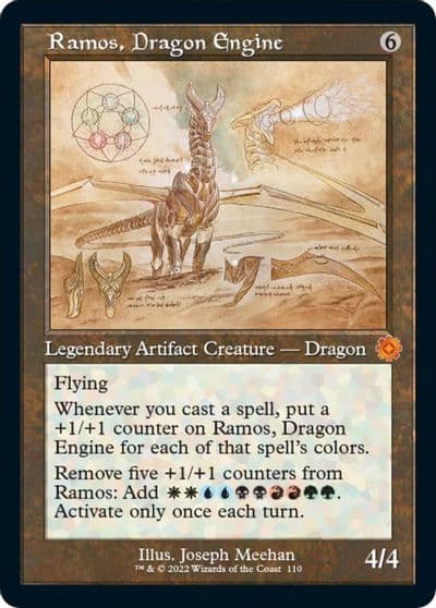 Ramos Dragon Engine Schematic The Brothers' War: Retro Frame Artifacts Magic card