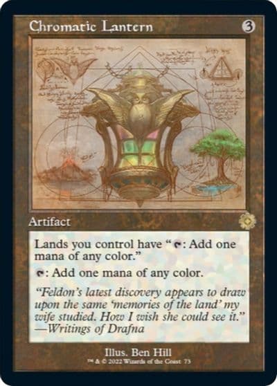 Chromatic Lantern Schematic The Brothers' War: Retro Frame Artifacts Magic card