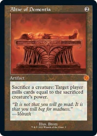 Altar of Dementia The Brothers' War: Retro Frame Artifacts Magic card