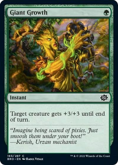 Giant Growth The Brothers' War Magic card