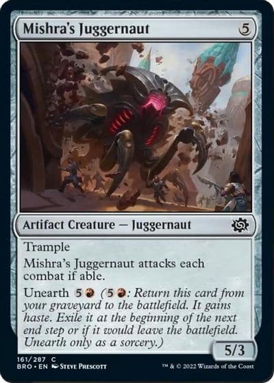 Mishras Juggernaut The Brothers' War Magic card