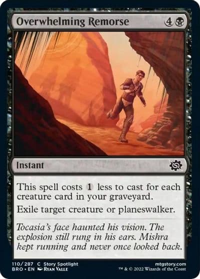 Overwhelming Remorse The Brothers' War Magic card