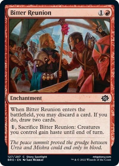 Bitter Reunion The Brothers' War Magic card