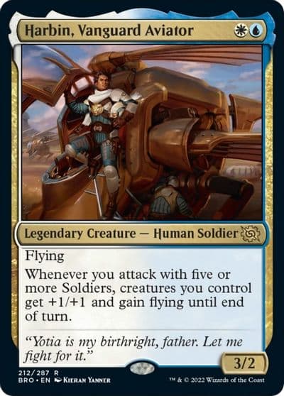 Harbin Vanguard Aviator The Brothers' War Magic card