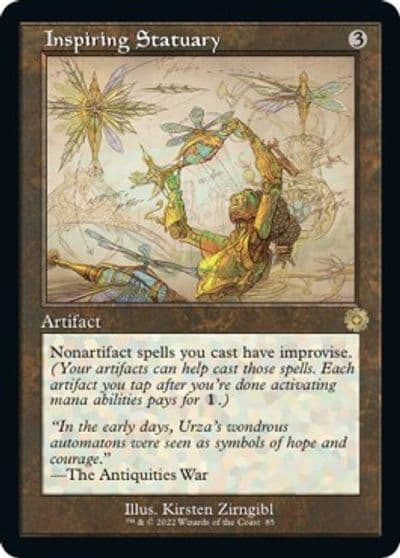 Inspiring Statuary Schematic The Brothers' War: Retro Frame Artifacts Magic card