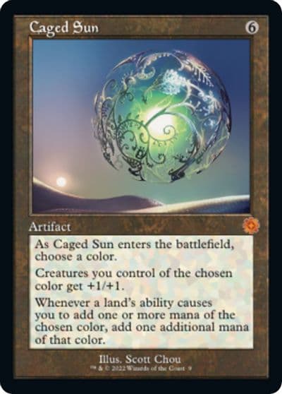 Caged Sun The Brothers' War: Retro Frame Artifacts Magic card