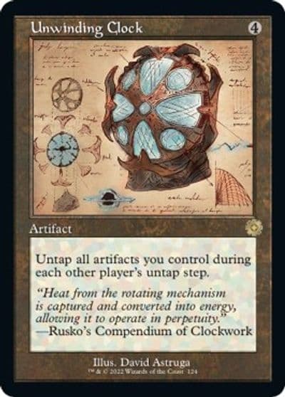 Unwinding Clock Schematic The Brothers' War: Retro Frame Artifacts Magic card