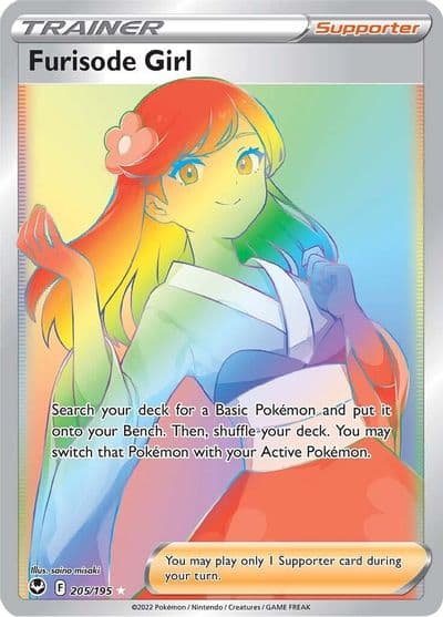 Furisode Girl (Secret) SWSH12: Silver Tempest Pokemon card