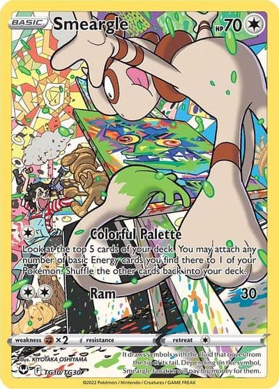 Smeargle SWSH12: Silver Tempest Trainer Gallery Pokemon card