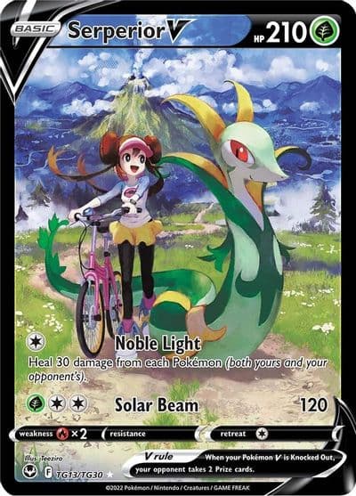 Serperior V SWSH12: Silver Tempest Trainer Gallery Pokemon card
