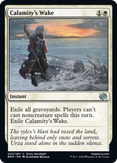 Calamitys Wake The Brothers' War Magic card