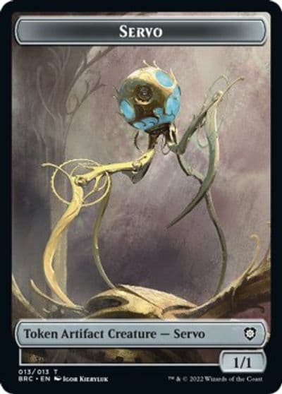 Servo Eldrazi Double Sided Token Commander: The Brothers' War Magic card
