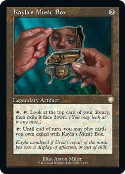 Kaylas Music Box Retro Frame Commander: The Brothers' War Magic card